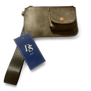 DS Bags Olive Green Wristlet
